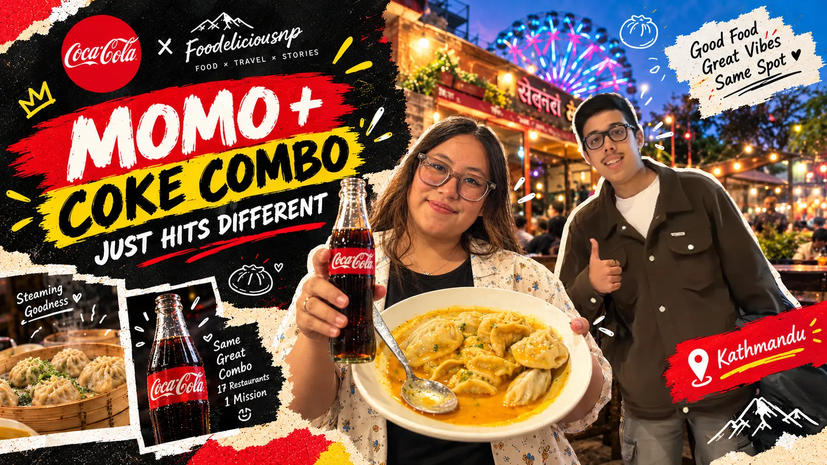 Momo Fomo x Coca-Cola: 17 Restaurants and Countless Momos